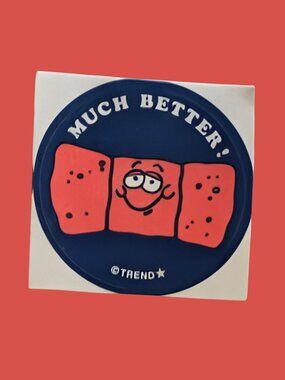 10/$25 Bandage "Much Better" Scratch & Sniff Retro Sticker